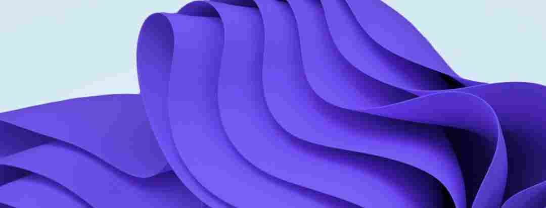 Abstract purple waves